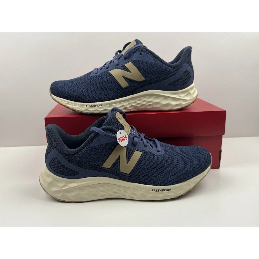 New Balance Arishi Fresh Foam v4 Running Shoe Men's Size 9 4E Wide Blue MARISRD4